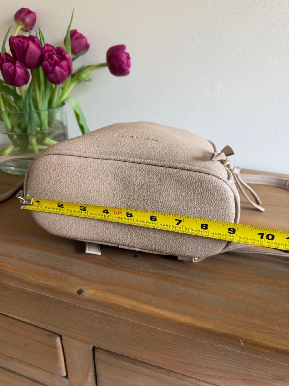KATIE LOXTON Isla backpack light taupe- LIKE NEW Mom Bag Purse Basic - Picture 8 of 11